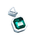 May birthstone emerald pendants