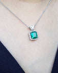 Mother’s day emerald pendant