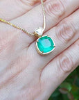 Real emerald pendant for sale