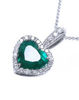 Green emerald pendant