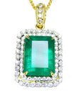 Genuine emerald pendant for sale