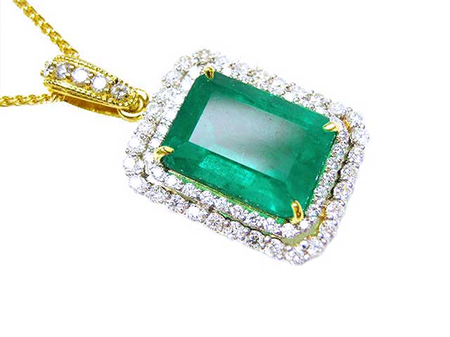 Real Colombian emerald jewelry