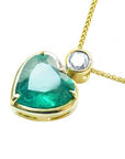 High quality Colombian emerald pendant