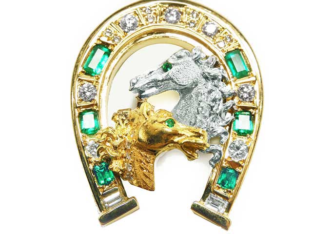 Men&#39;s emerald pendants necklace