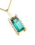 Real emerald pendant