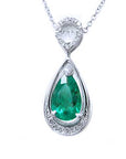 Emerald from Colombia pendant