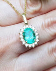 Authentic Colombian emeralds solid gold jewelry
