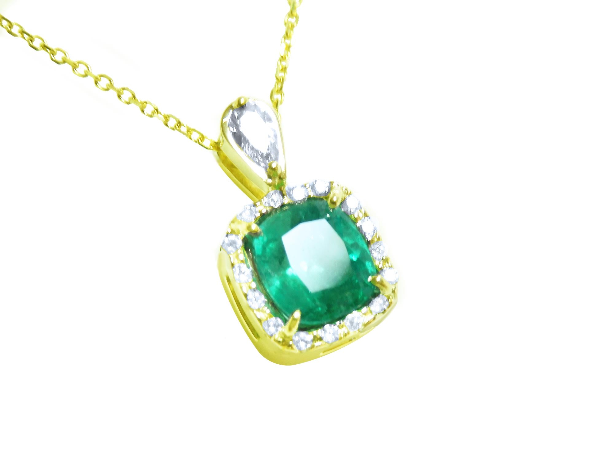 Emerald pendants Colombian