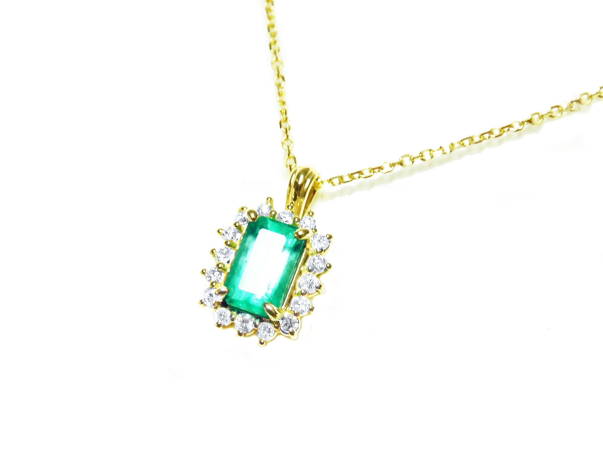 real emerald pendant