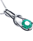 Modern emerald pendant fine jewelry