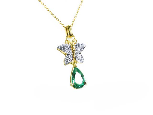 Mother’s day jewelry with real emeralds