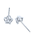 push backs diamond stud earrings, 