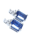 Sapphire gold earrings for sale