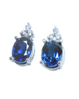 Genuine sapphire earrings