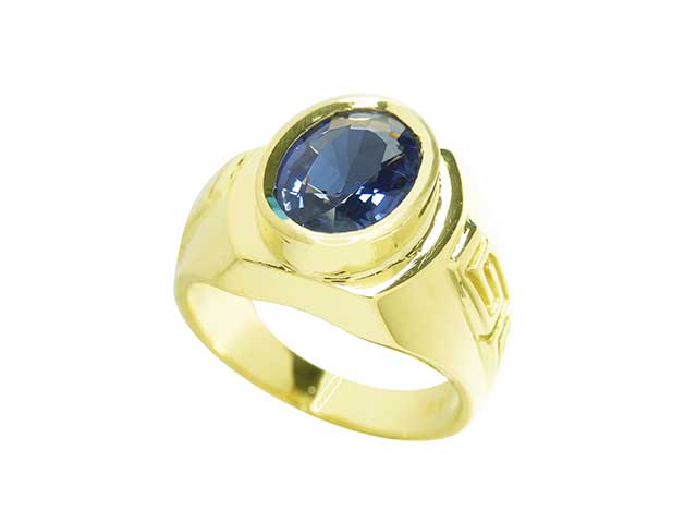 Sapphire ring for man