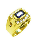 Affordable sapphire ring for man