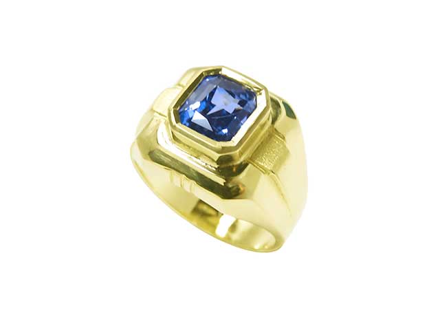 Men's sapphire stone ring for sale