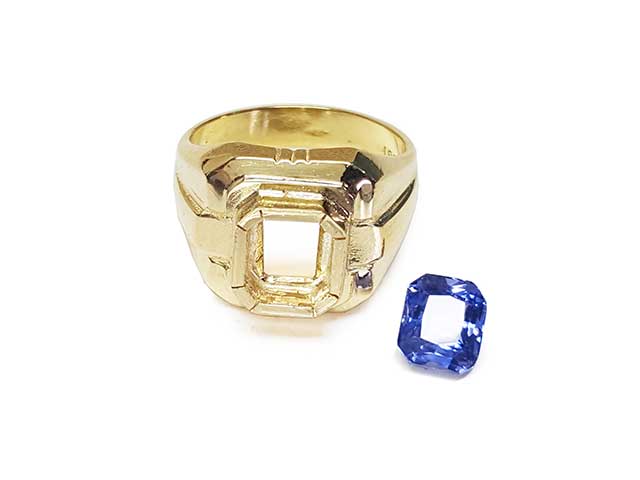 Sapphire gold ring wholesale for men&quot;&gt;&lt;/