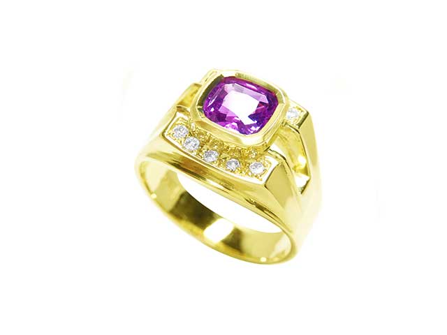 Wholesale sapphire mens ring