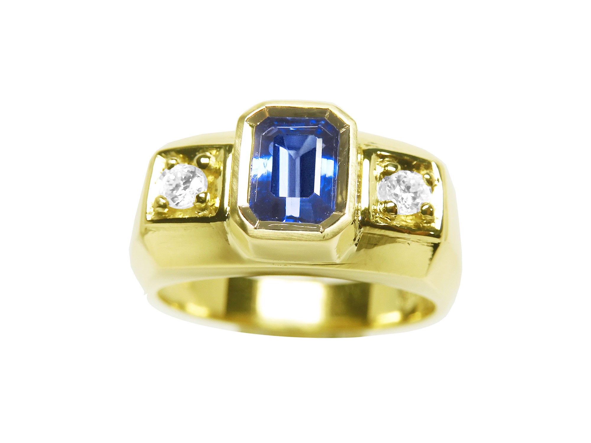 Men’s sapphire rings for sale in USA