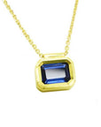 Sapphire gold choker necklace for sale