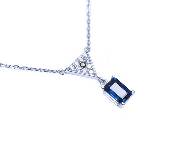 Bridal sapphire necklace for sale