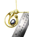 Modern sapphire necklace fine jewelry