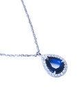 Genuine sapphire necklace wholesale