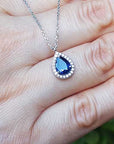 Authentic sapphire necklace for sale