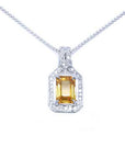 Sri Lanka yellow sapphire necklace for sale