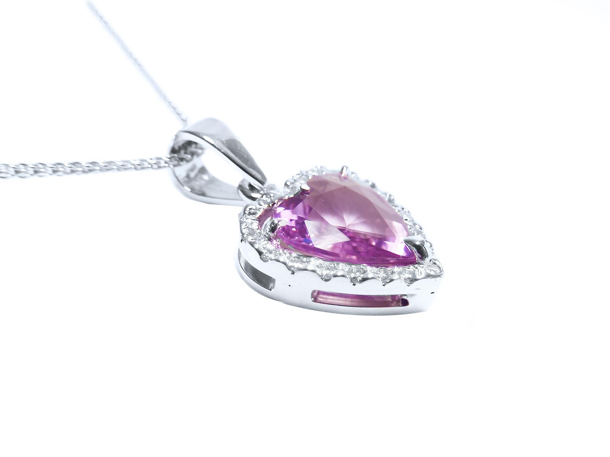 Pink Sapphire Pendant for Sale