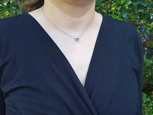 Blue Sapphire Necklace