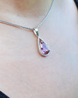 Mother’s day sapphire stone necklace