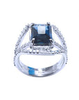 Sparkling blue natural sapphire