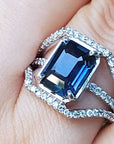 Certified Sapphire ring for sale