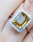September birthstone sapphire ring