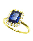 Real blue sapphire ring for sale