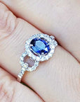 Sapphire ring september birthstone gift