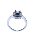 Affordable solitaire sapphire ring