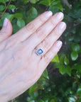 Real sapphire ring, 