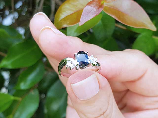 Genuine sapphire ring wholesale