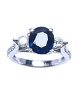 Oval cut sapphire ring for sale