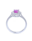 Natural Pink Sapphire Ring for Women