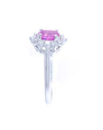 Natural Pink Sapphire Ring for Women