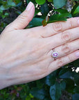 Natural Pink Sapphire Ring for Women