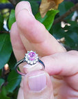 Natural Pink Sapphire Ring for Women