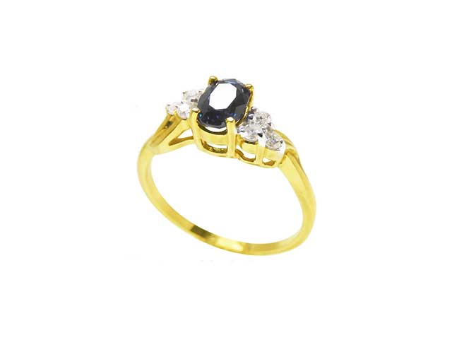 Sapphire gold ring for sale