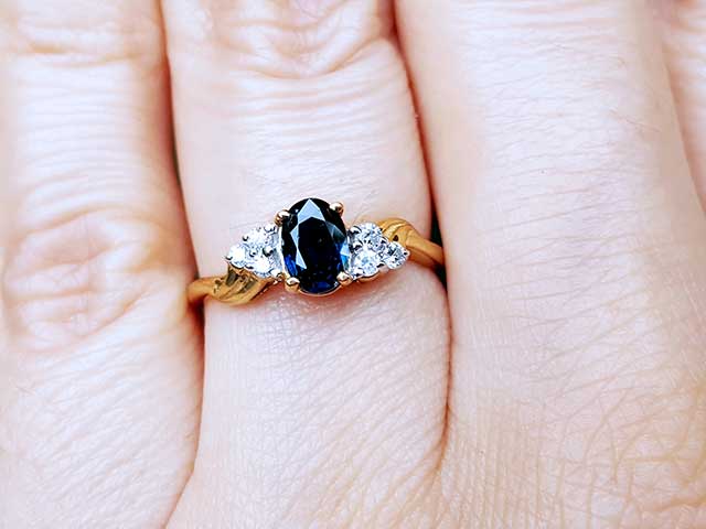 Affordable Real sapphire ring for sale