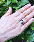 Deep blue cheap sapphire ring