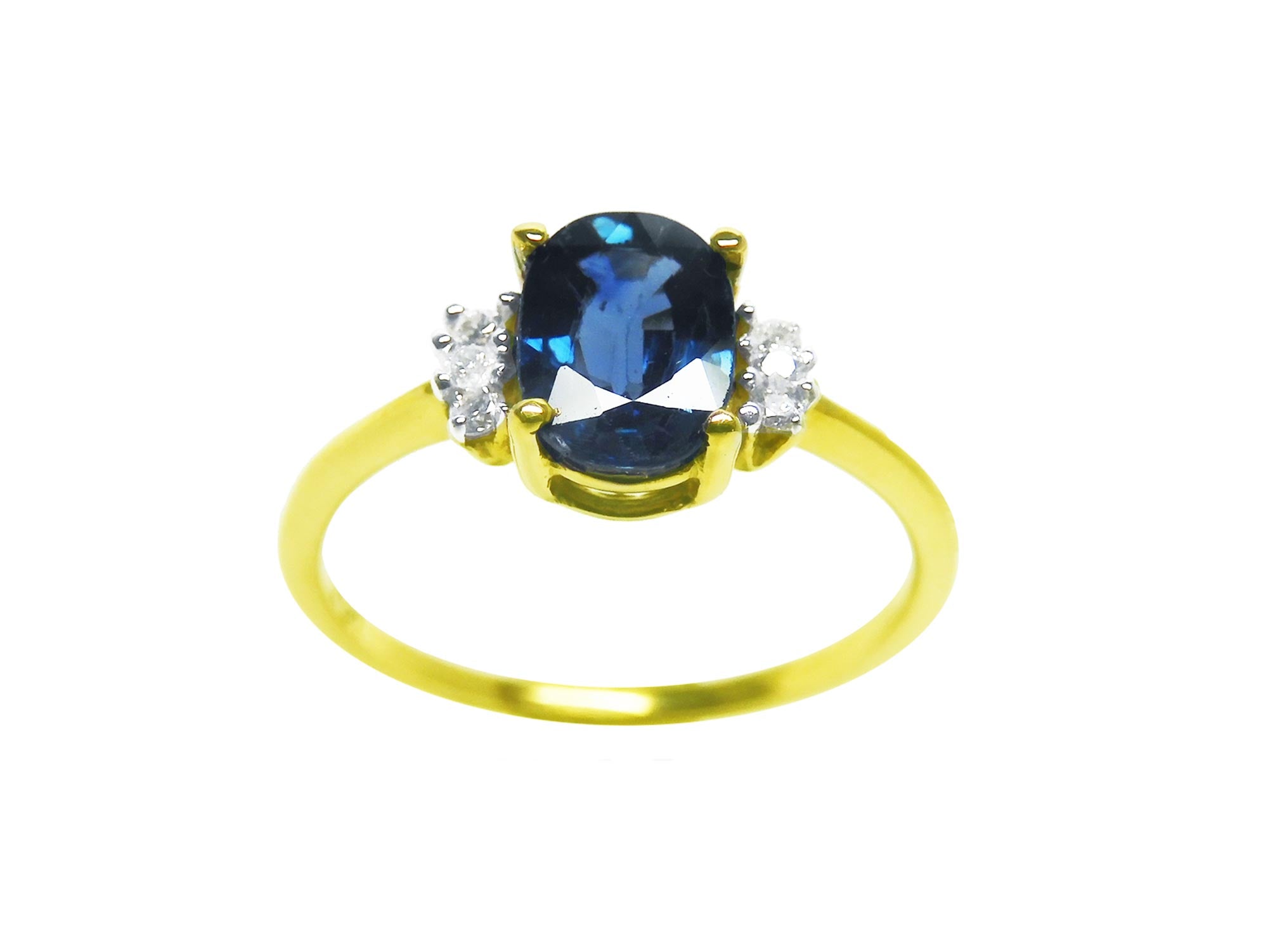 Women's Blue sapphire ring